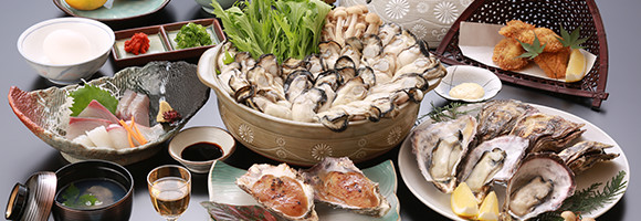 つり幸名物 牡蠣会席画像